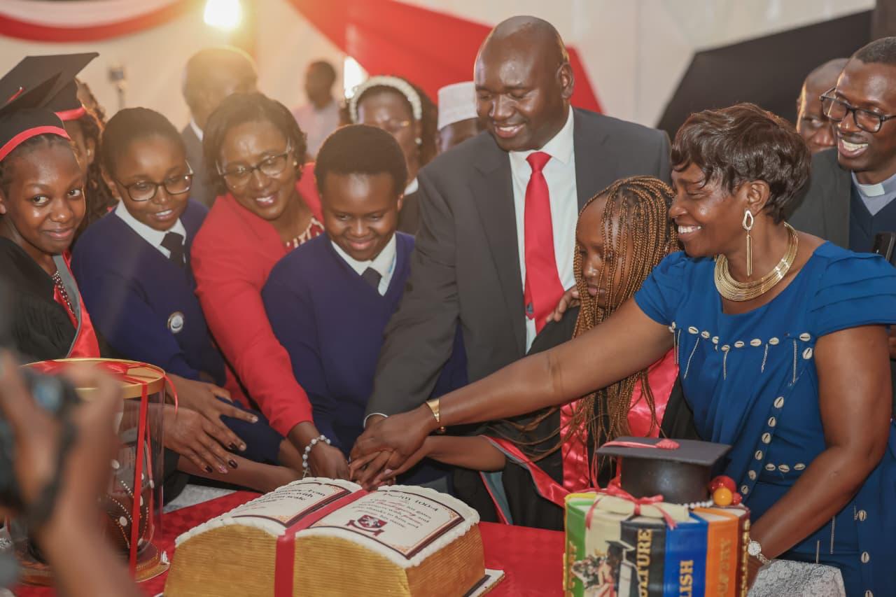 Basic Education PS during Kenya High prize-giving day.