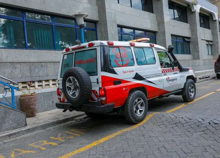 An ambulance