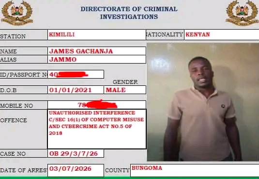 Bungoma Police Arrest Suspects Behind Mobile Theft, Hacking Syndicate, 70 Mobile Phones Recovered