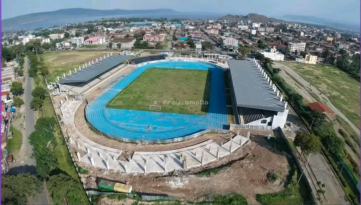 Afraha Stadium under construction