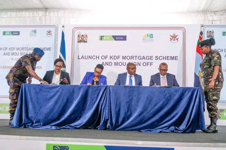 KCB Launches Mortgage Scheme for KDF Officers
