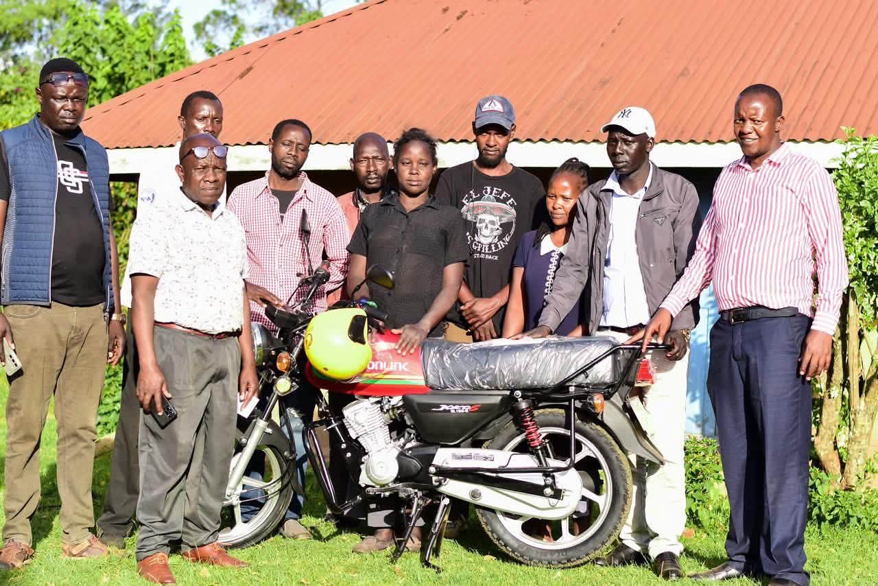 Oscar Sudi Buys Motorbike for Blind Mother of Two After 16 Surgeries