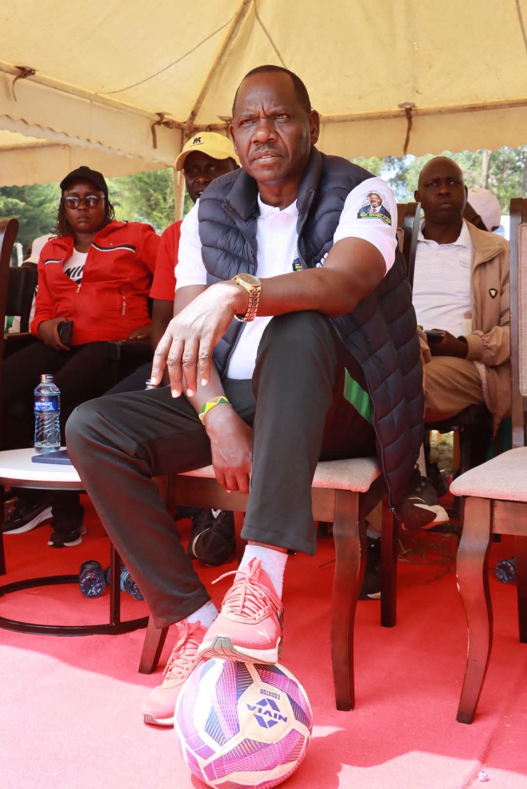 Governor Bii launches football tournament offering Ksh 1m to winners
