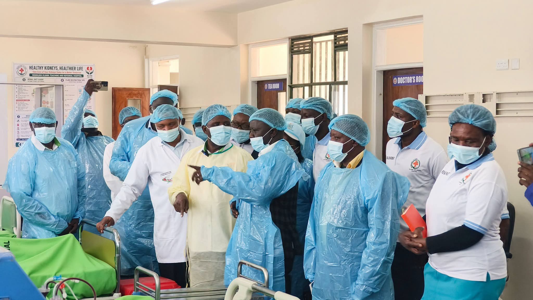 Natembeya unveils 13-bed renal unit at Kitale's Wamalwa Kijana Hospital