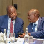 Mutahi Kagwe with his PS Rono