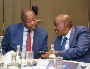 Mutahi Kagwe with his PS Rono