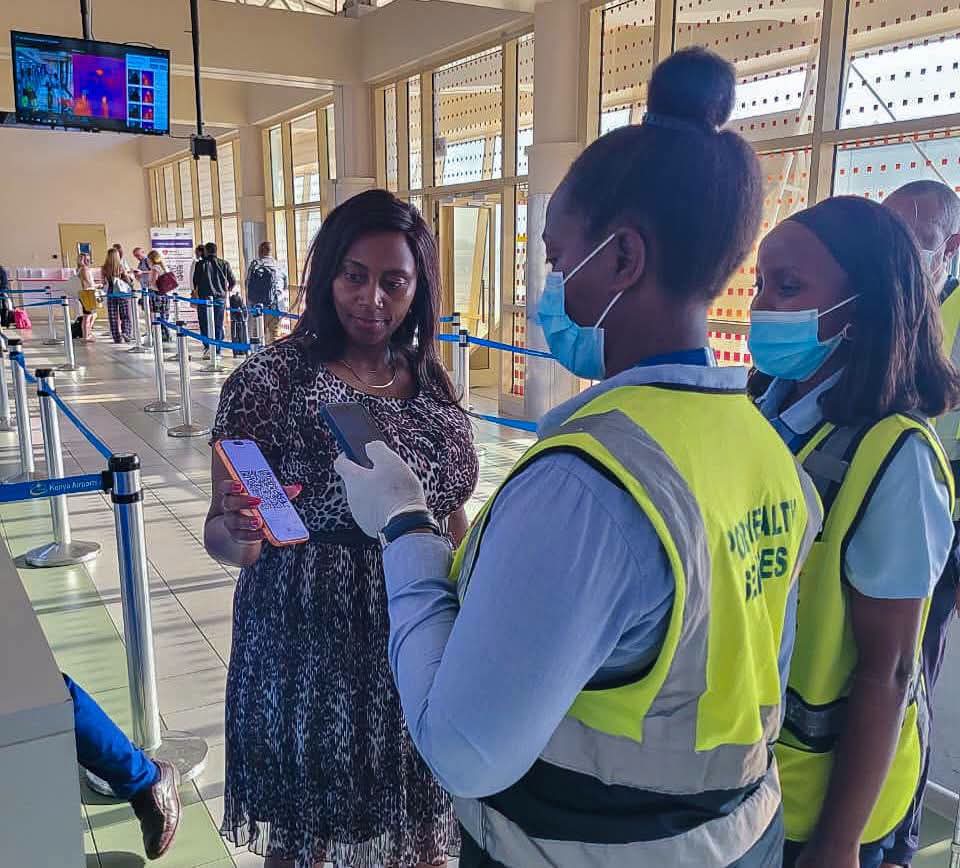 PS Muthoni inspected the operations of Port Health Services