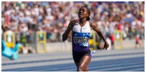 Quadruple world 1,500m champion Faith Kipyegon