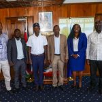 KPA, Moi University officials after a meeting