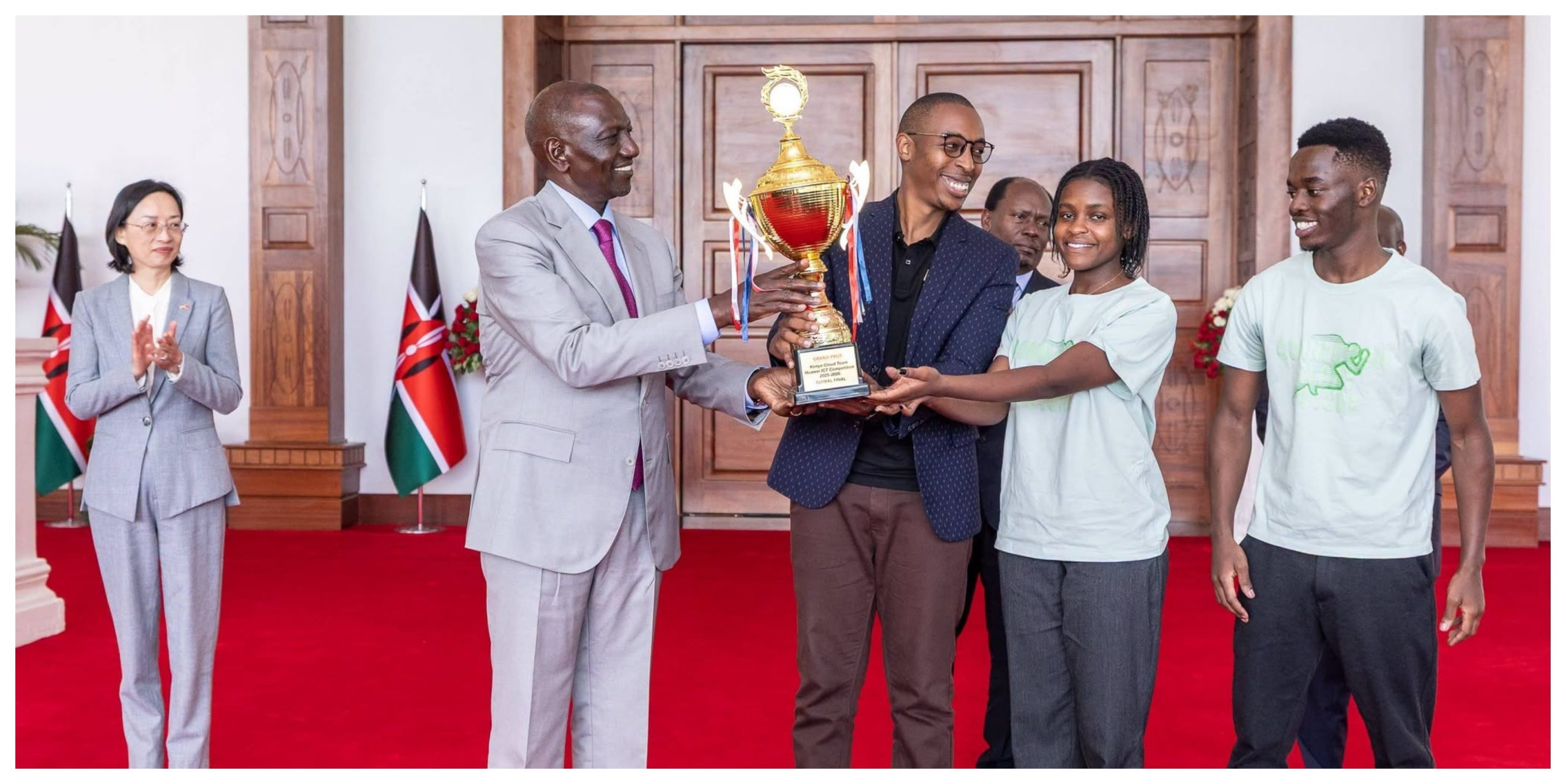 Kenyan winners of the 2026 Global Huawei ICT Competition