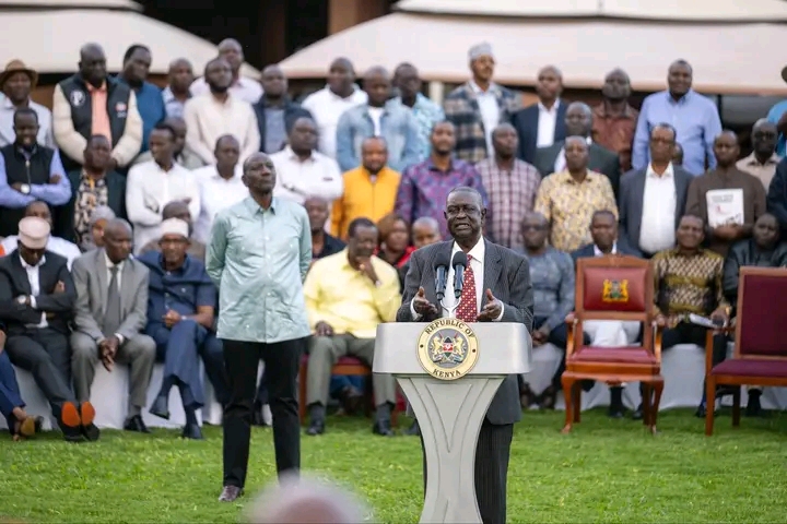 Oburu Ruto speaks during Naivasha retreat 