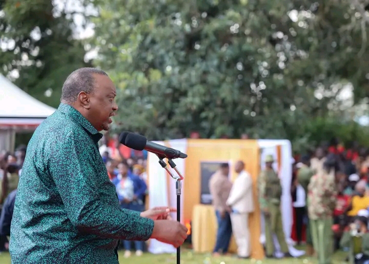 Former Kenyan President Uhuru Kenyatta