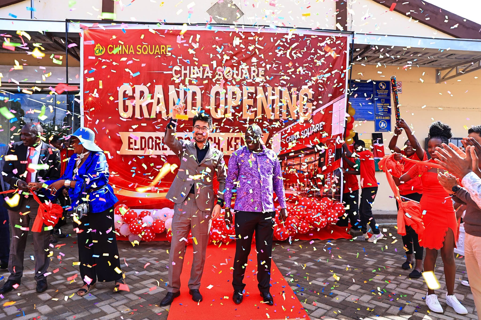 Investment wave hits Eldoret as Governor Bii opens new China Square