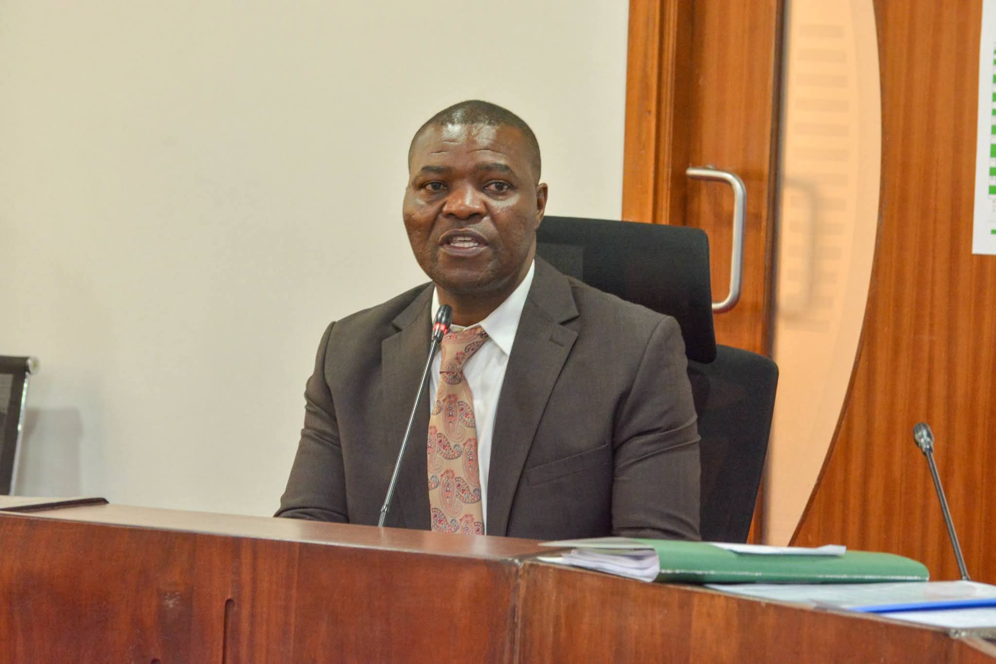 National Assembly's Committee on Delegated Legislation Vice-Chairperson Robert Githinji