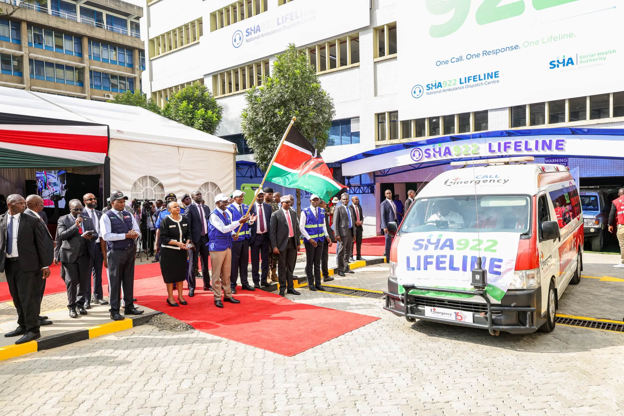 Ruto emergency ambulance launch