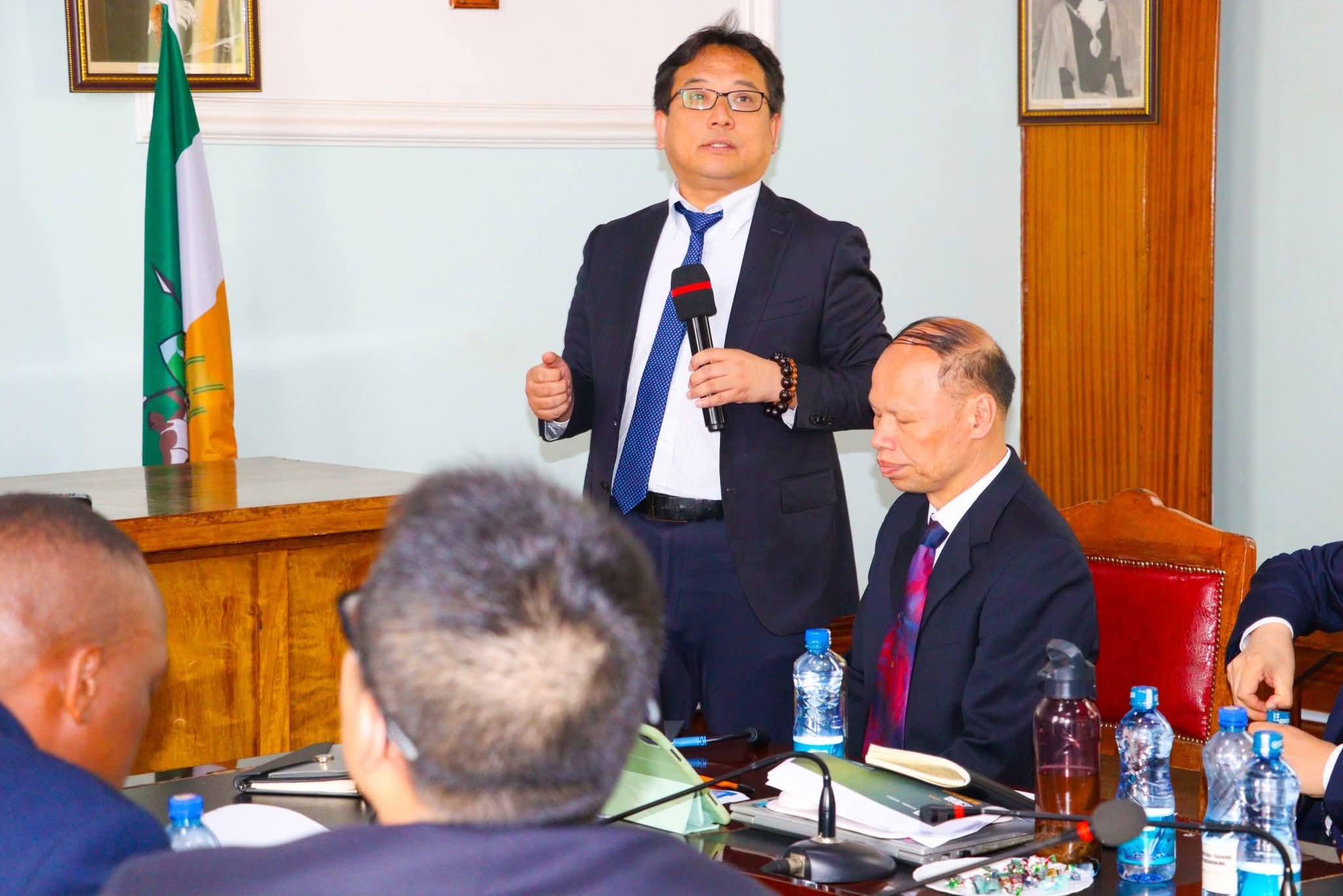 One of the Chinese investors visiting Eldoret