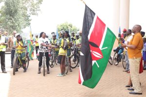 Trans Nzoia Hosts Great Africa Cycling Safari, Stresses Skills Development.