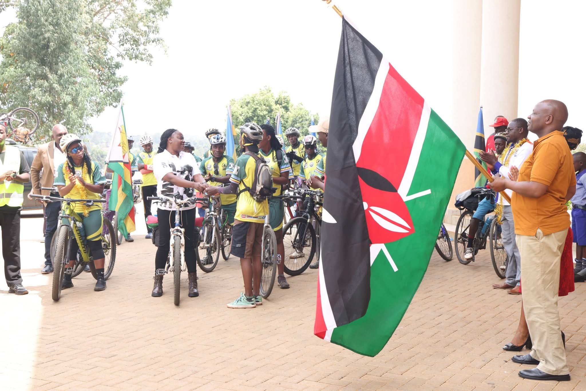 Trans Nzoia Hosts Great Africa Cycling Safari, Stresses Skills Development.