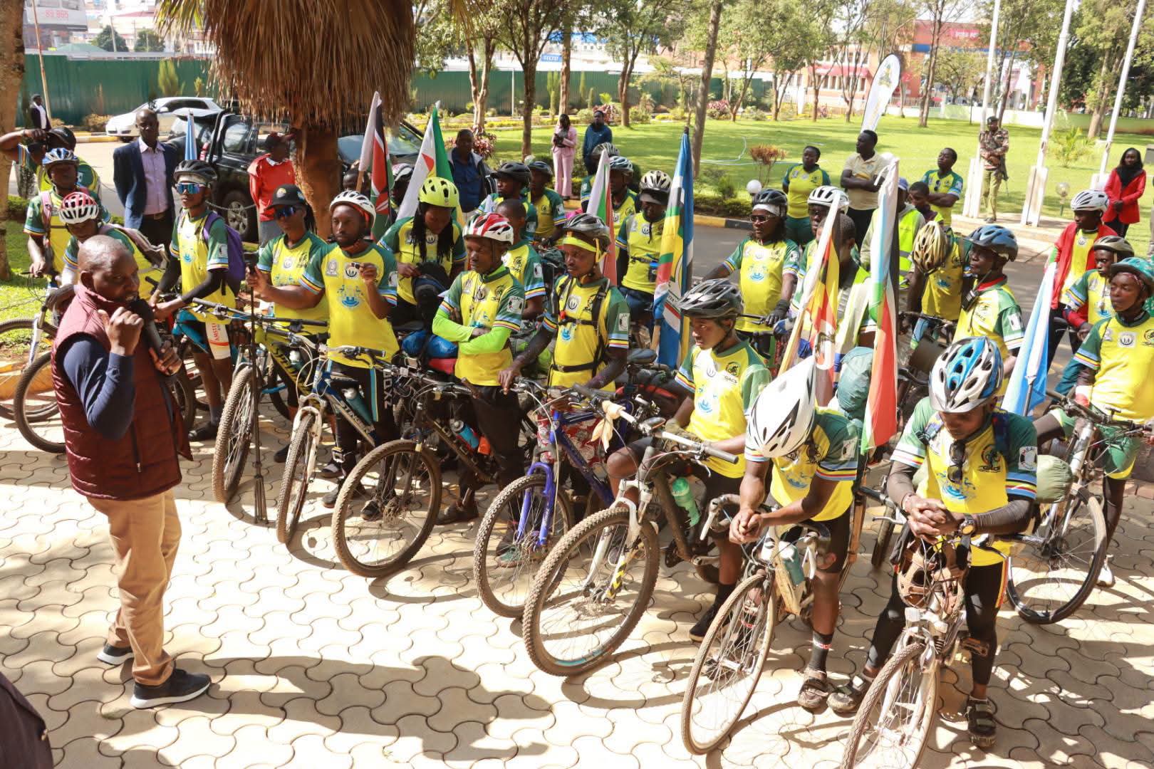 cycling team undertaking a 55-day expedition