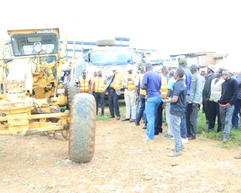 Kapsabet Town Bus Park Construction Officially Handed Over To Contractor