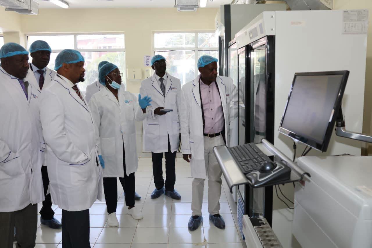 Agriculture and Livestock Committee, led by its Vice Chairperson, Brighton Yegon, during an oversight visit to the Kenya Dairy Board (KDB