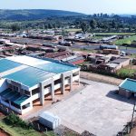 Aerial view of the Matharu ESP market in Uasin Gishu County