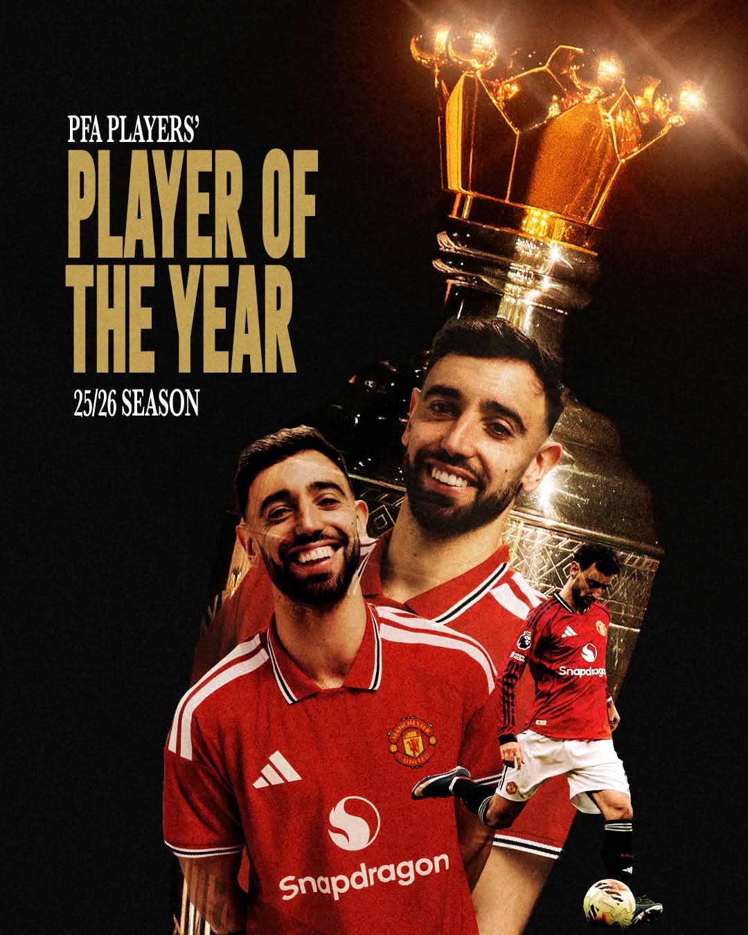 Bruno Fernandes wins PFA Players