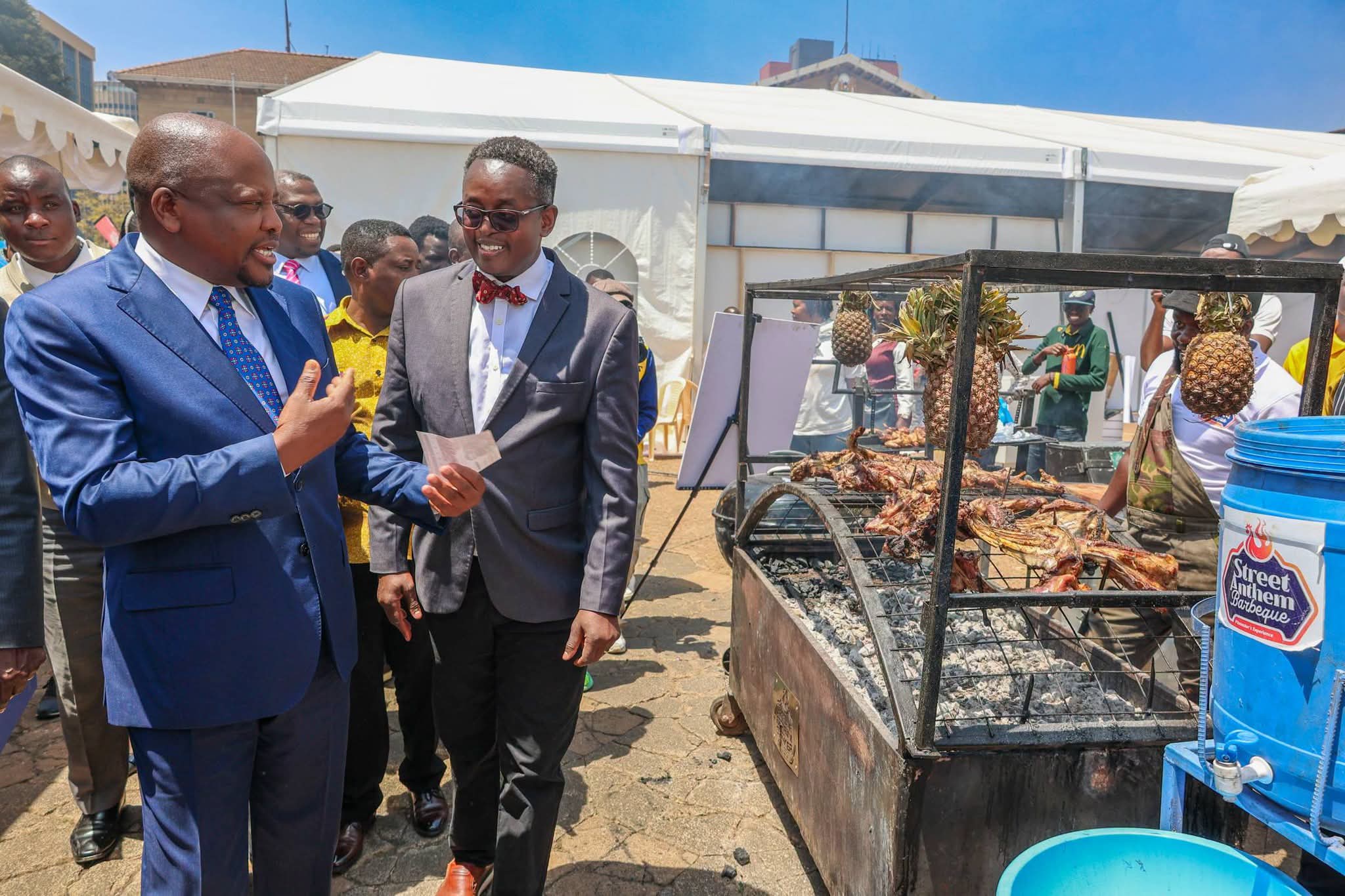 Agriculture Cabinet Secretary Mutahi Kagwe during the Kenya Meat Expo 2026