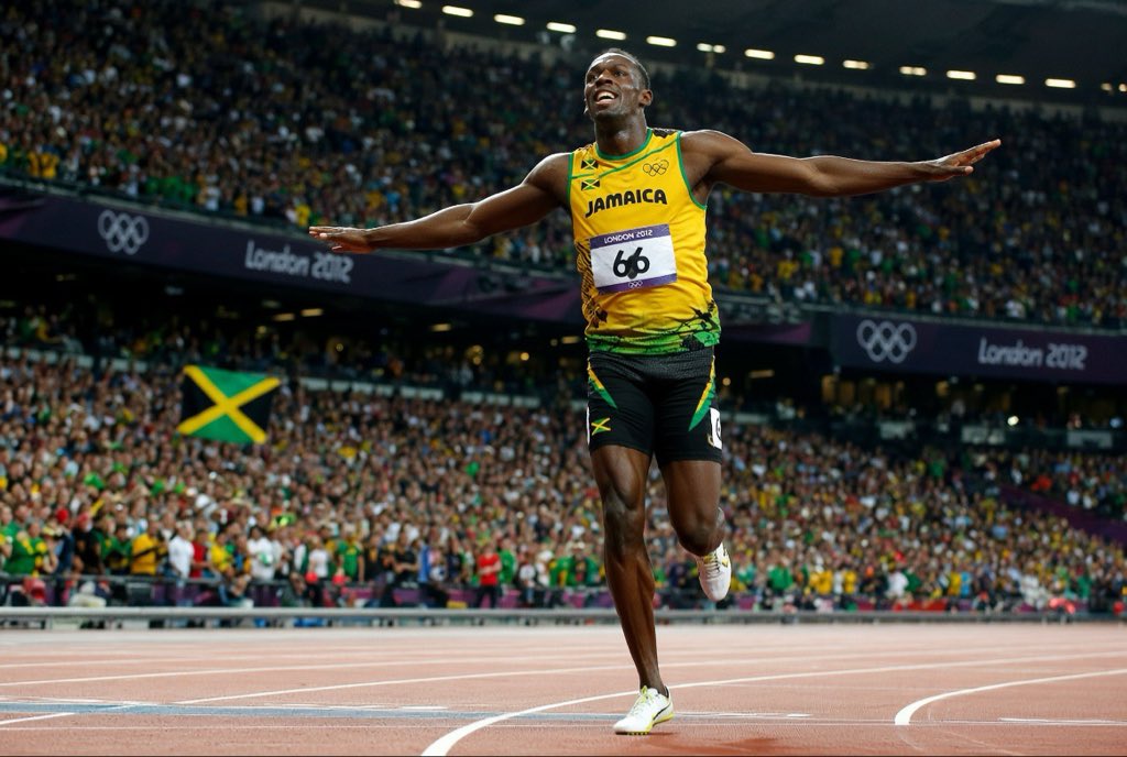 100m and 200m world record holder Usain Bolt