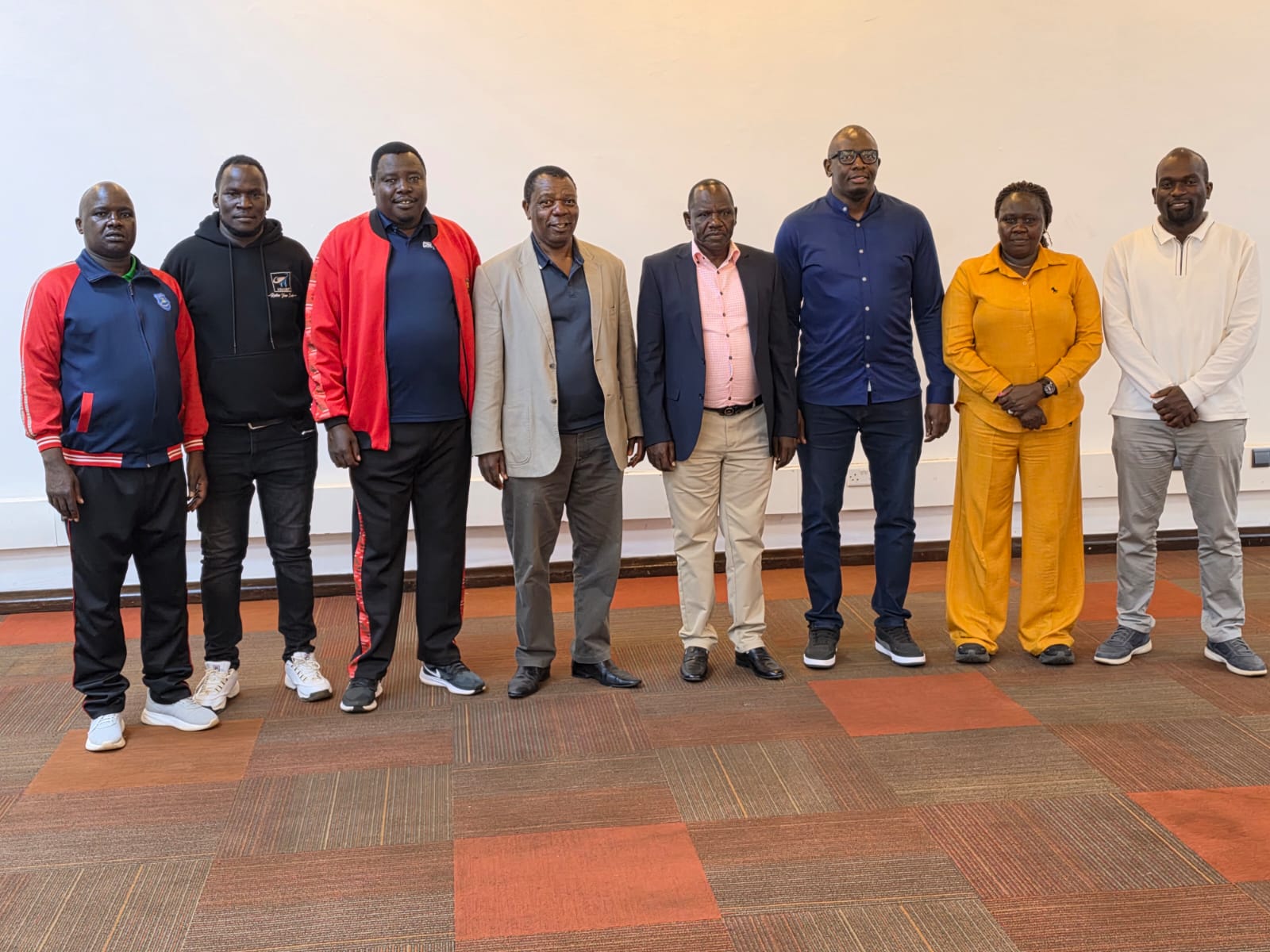 AFCON LOC team with Uasin Gishu County officials
