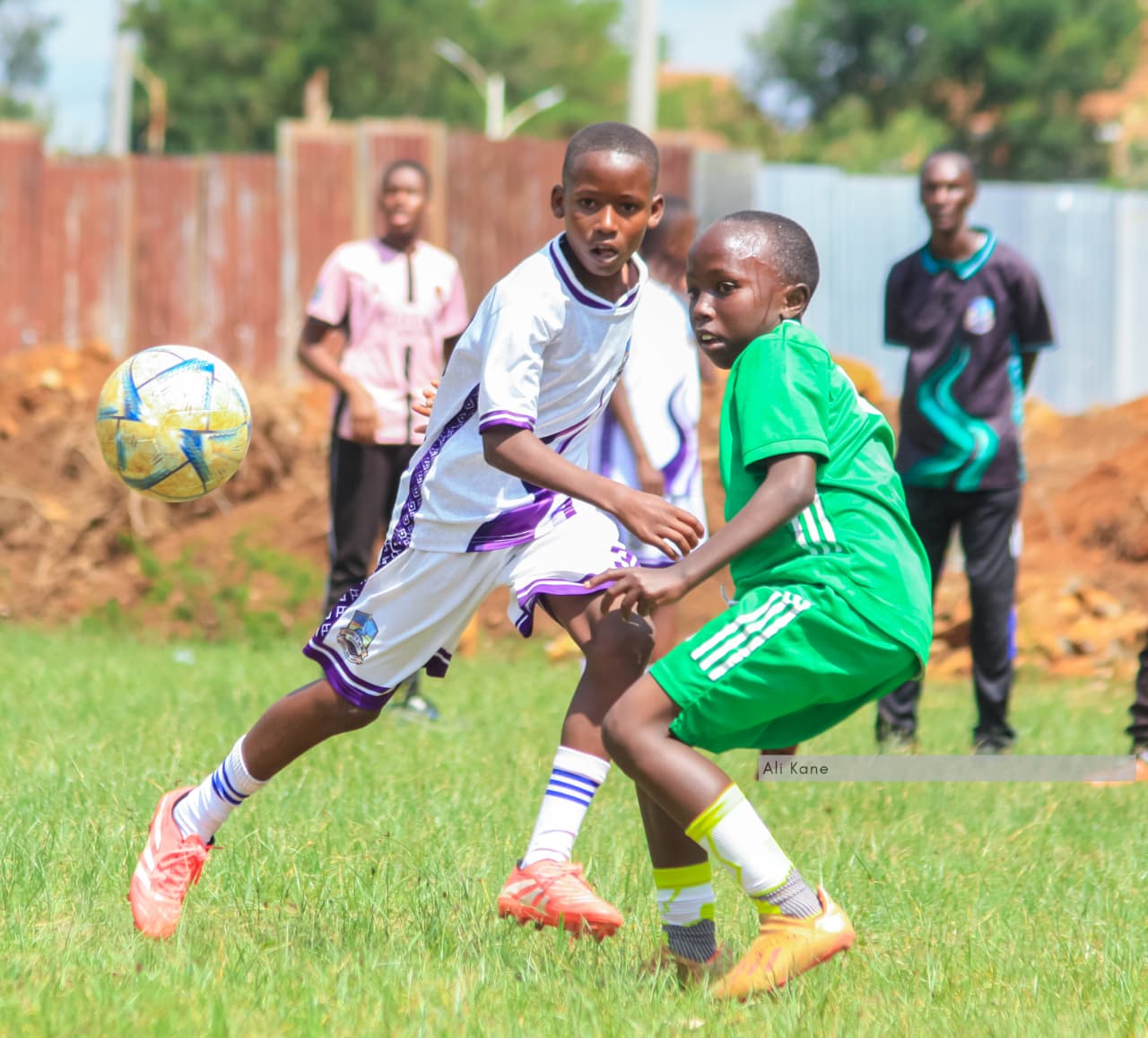 Part of the action during the Inua Kipaji Cup in Eldoret.