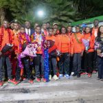 Kenya’s junior battalion from the World Under-20 in Oregon returned to the country to a red-carpet reception at the Jomo Kenyatta International Airport (JKIA) on Wednesday night