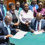 AMPATH hands over equipment to support Elgeyo Marakwet Health facilities.