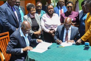 AMPATH hands over equipment to support Elgeyo Marakwet Health facilities.