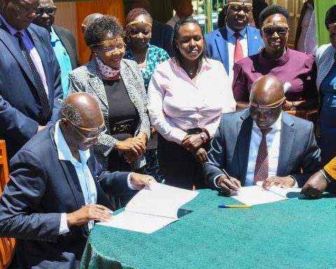 AMPATH hands over equipment to support Elgeyo Marakwet Health facilities.