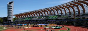 Hayward Field during the WU20 Oregon 26