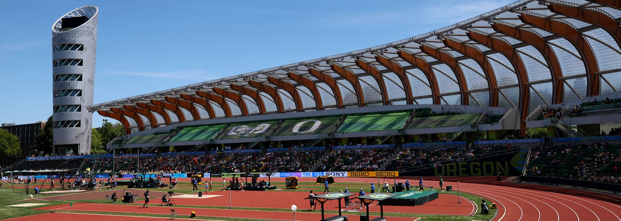 Hayward Field during the WU20 Oregon 26