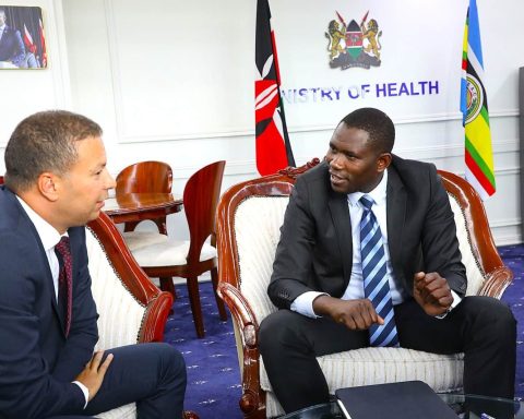 PS ouma oluga with Pfizer Biopharmaceuticals Group vice