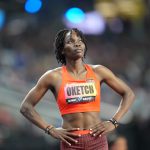 Kenya's national 400m champion Mercy Oketch