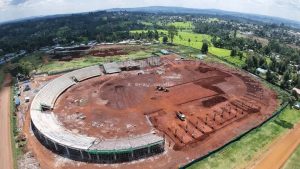 Kapsabet Kipchoge Keino Stadium which is under construction