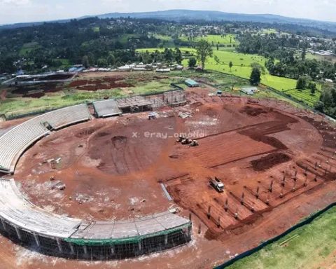 Kapsabet Kipchoge Keino Stadium which is under construction