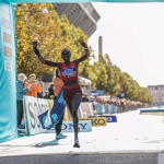 Agnes Ngetich at the World Athletics Road Running Championships Copenhagen 26 (© World Athletics CameraGaelle Mobuchon)