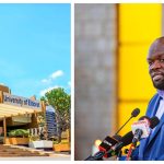 Collage of University of Eldoret administration block (left) and Kileleshwa MCA Robert Alai (right)