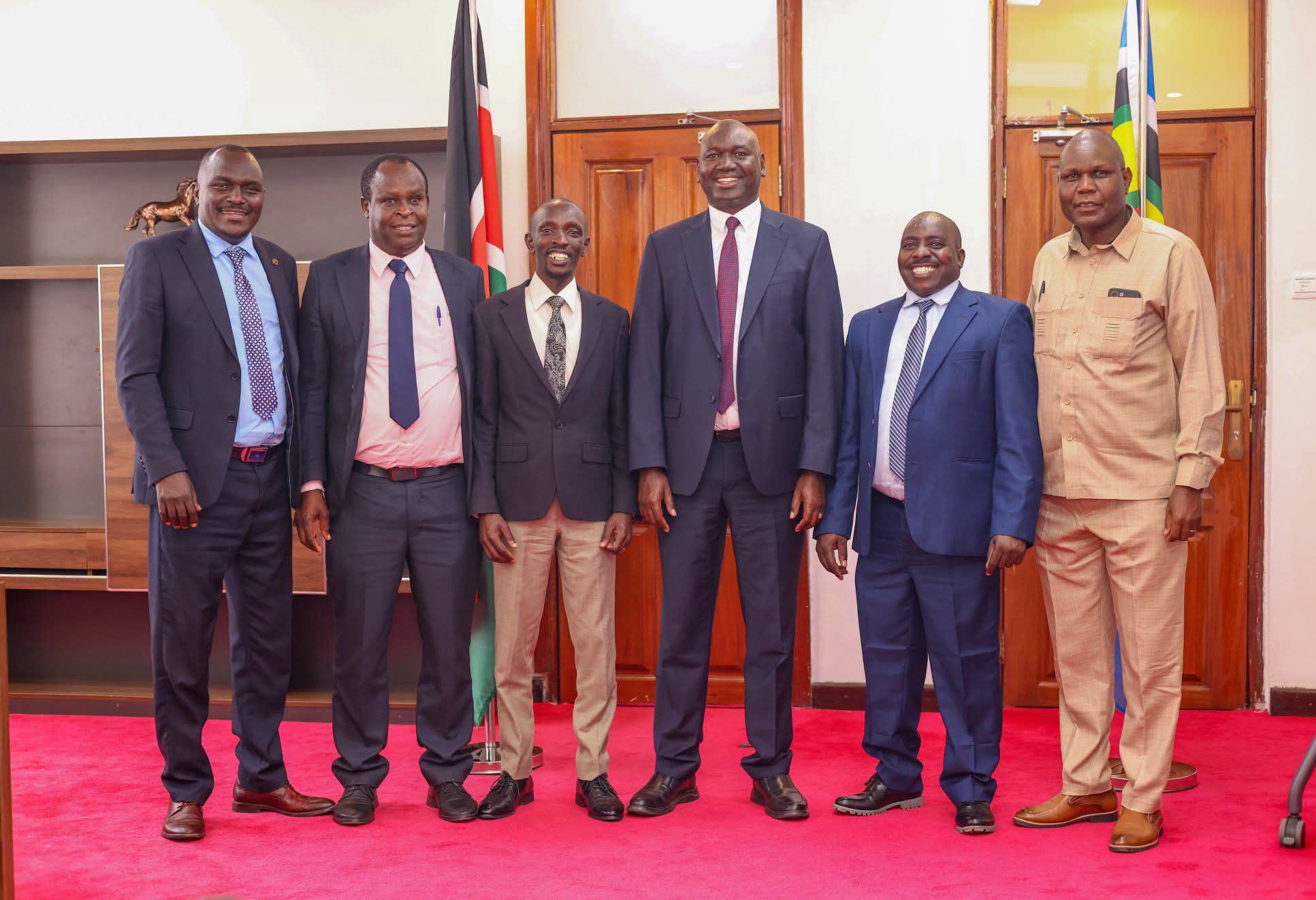 Julius Bitok Meets Uasin Gishu Teachers' Union Officials Ahead of International Tourism Week