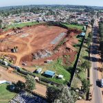 Aerial view of Kericho's Kapkatet which is undergoing major rehabilitation works