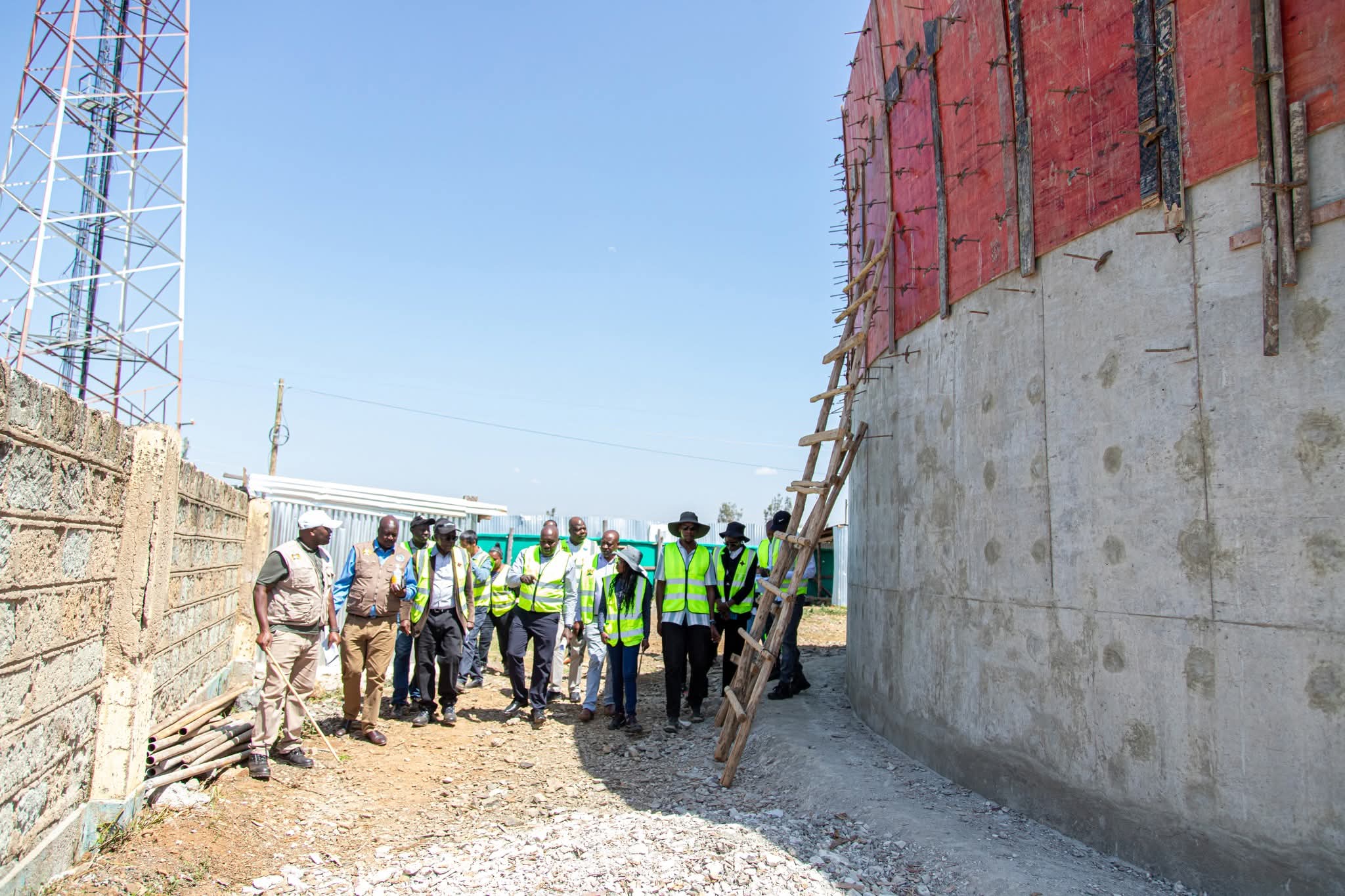 Bridge–Matunda Water Supply Project inspection