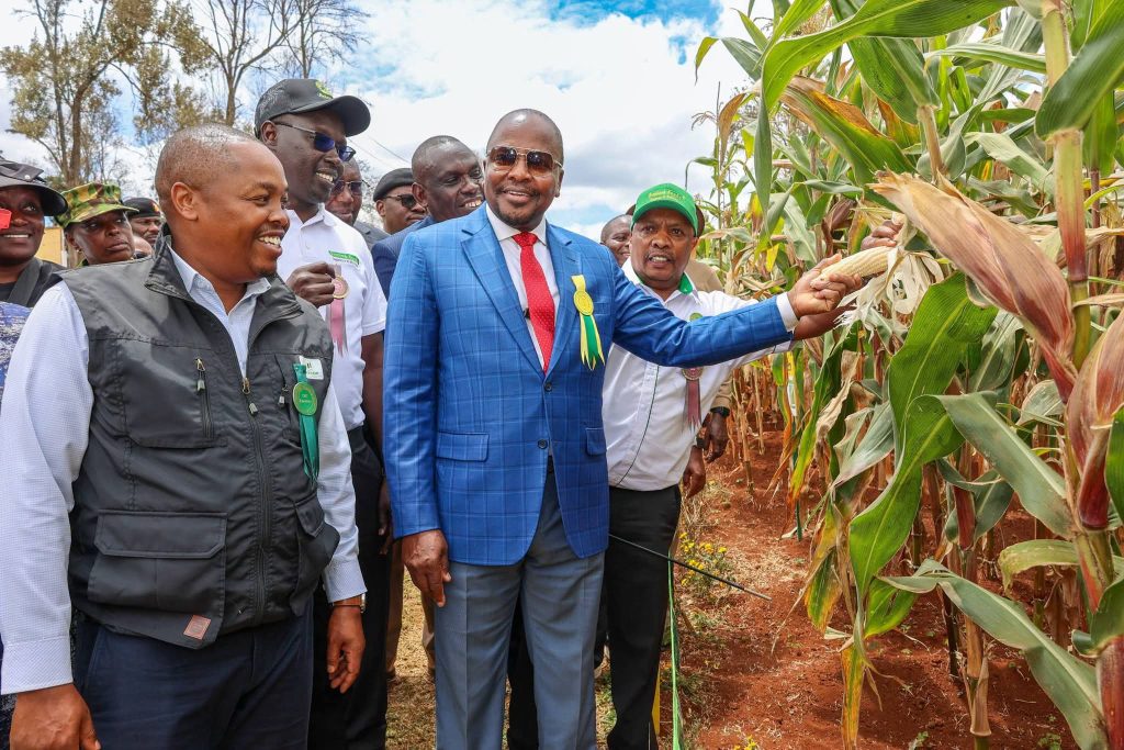 CS Mutahi Kagwe during the official opening of the Central Kenya National Show 2026 in Nyeri