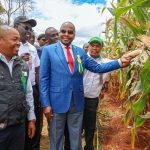 CS Mutahi Kagwe during the official opening of the Central Kenya National Show 2026 in Nyeri