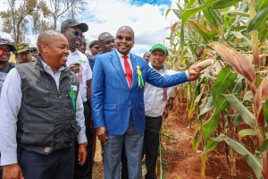 CS Mutahi Kagwe during the official opening of the Central Kenya National Show 2026 in Nyeri