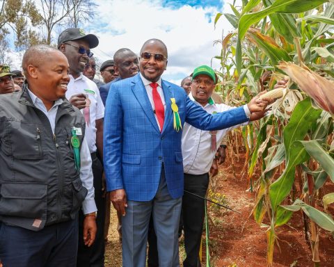 CS Mutahi Kagwe during the official opening of the Central Kenya National Show 2026 in Nyeri